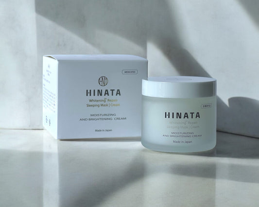 2. HINATA ホワイトニングリペアスリーピングマスク | クリーム:プラセンタ美白で将来のシミを防ぐ