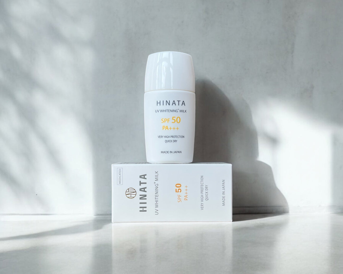 3. HINATA UV Whitening Milk: Medicated Sunscreen