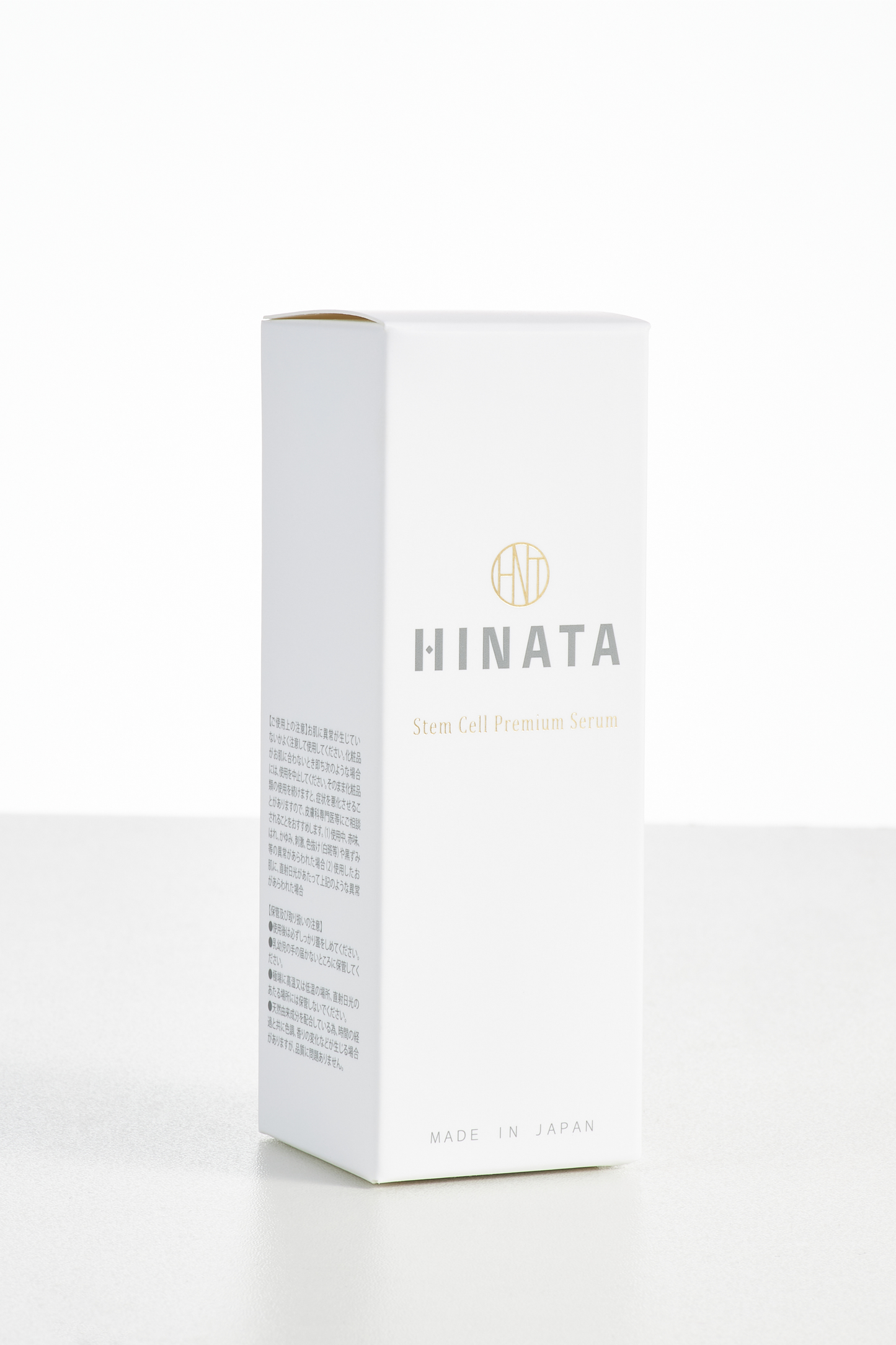 1. HINATA 幹細胞美容液：４種類の幹細胞培養液配合、アンチ・エイジング美容液